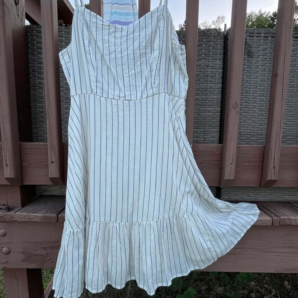 Striped Sleeveless Dress